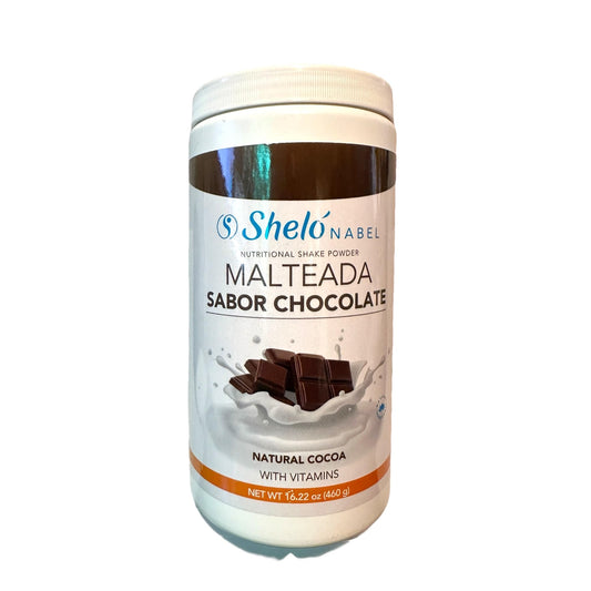 Nutritional Shake Powder, Natural Cocoa with Vitamins, 16.22 oz, High Protein, Low Carb, Gluten Free, Non-GMO/Suplemento Alimenticio Malteada Chocolate Baja en Grasa y Calorias 460g.