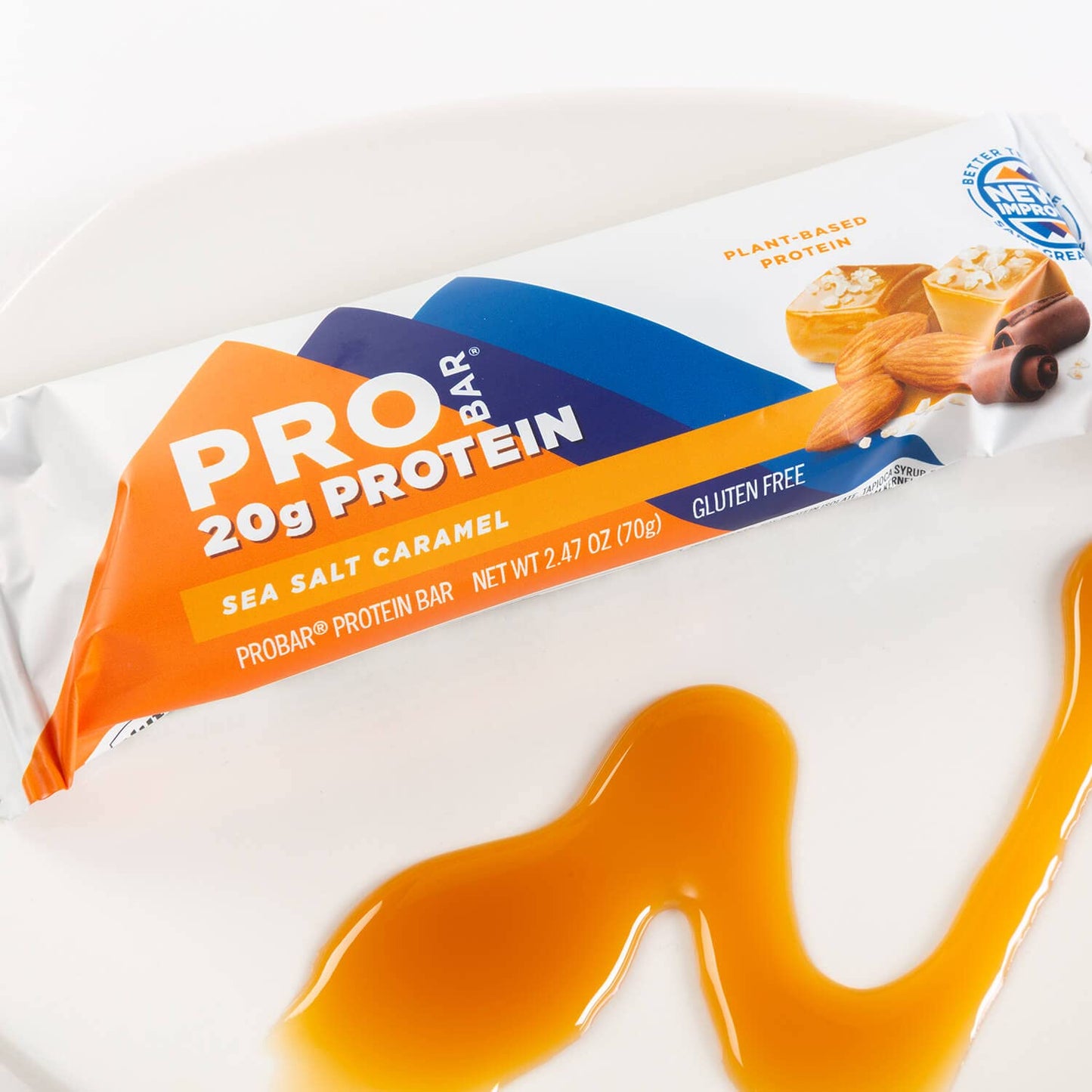 PROBAR  PROTEIN Bar Sea Salt Caramel NonGMO GlutenFree Healthy PlantBased Whole Food Ingredients Natural Energy 12 Count