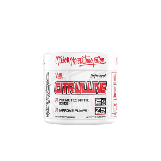 VMI Sports Citrulline Unflavored Powder Pure L-Citrulline | Promote Nitric Oxide Muscle Pumps | 2 g per Serving - 75 Servings
