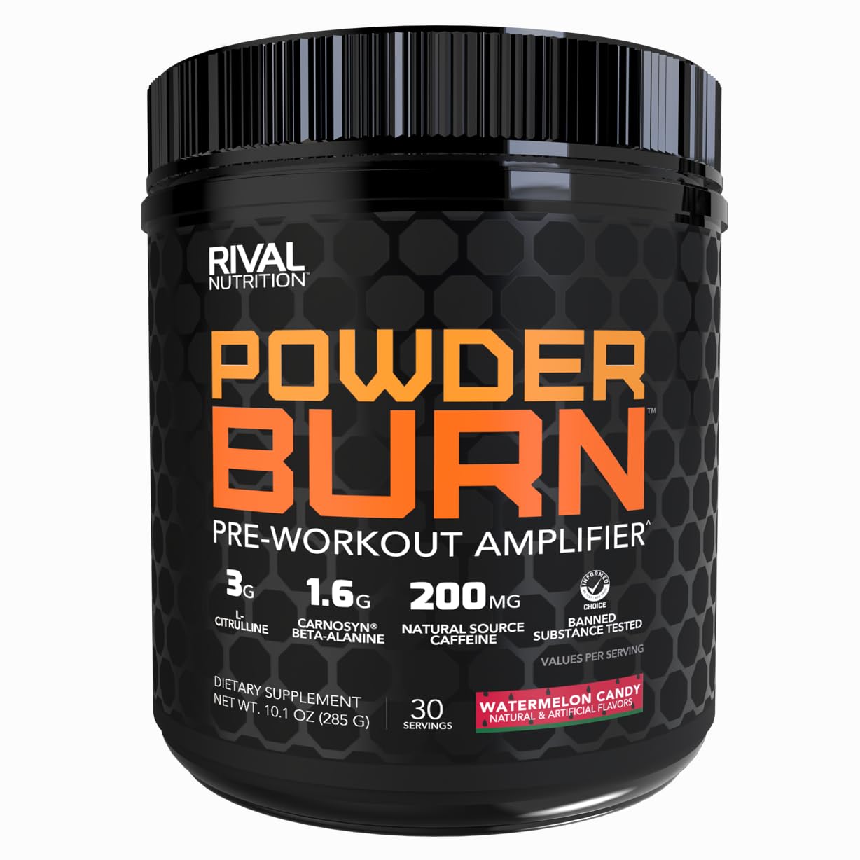 Rival Nutrition Powder Burn Watermelon Candy