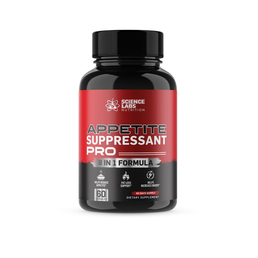 Science Labs | #1 Dosed Appetite Suppressant Weight Loss Pills for Women & Men | Belly Fat Burner Supplement, Metabolism Booster, Carb Blocker | Diet Pills That Work Fast - 60 Servings