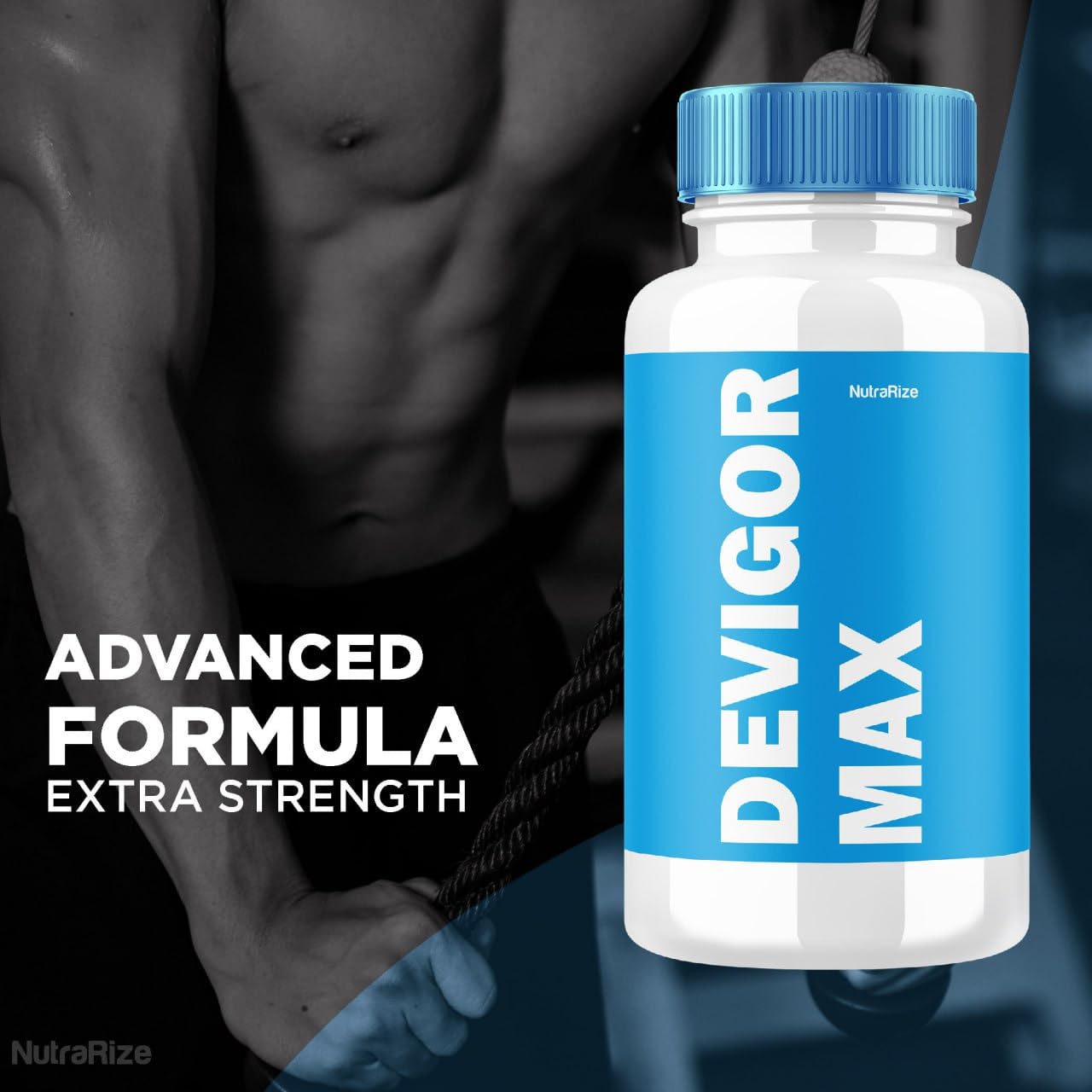 NutraRize Devigor Max - Devigor Max Pills for Man, Devigor Max Supplement to Promote Overall Male Well-Being, to Maintain a Healthy and Active Lifestyle, DevigorMax Men Reviews (60 Capsules)