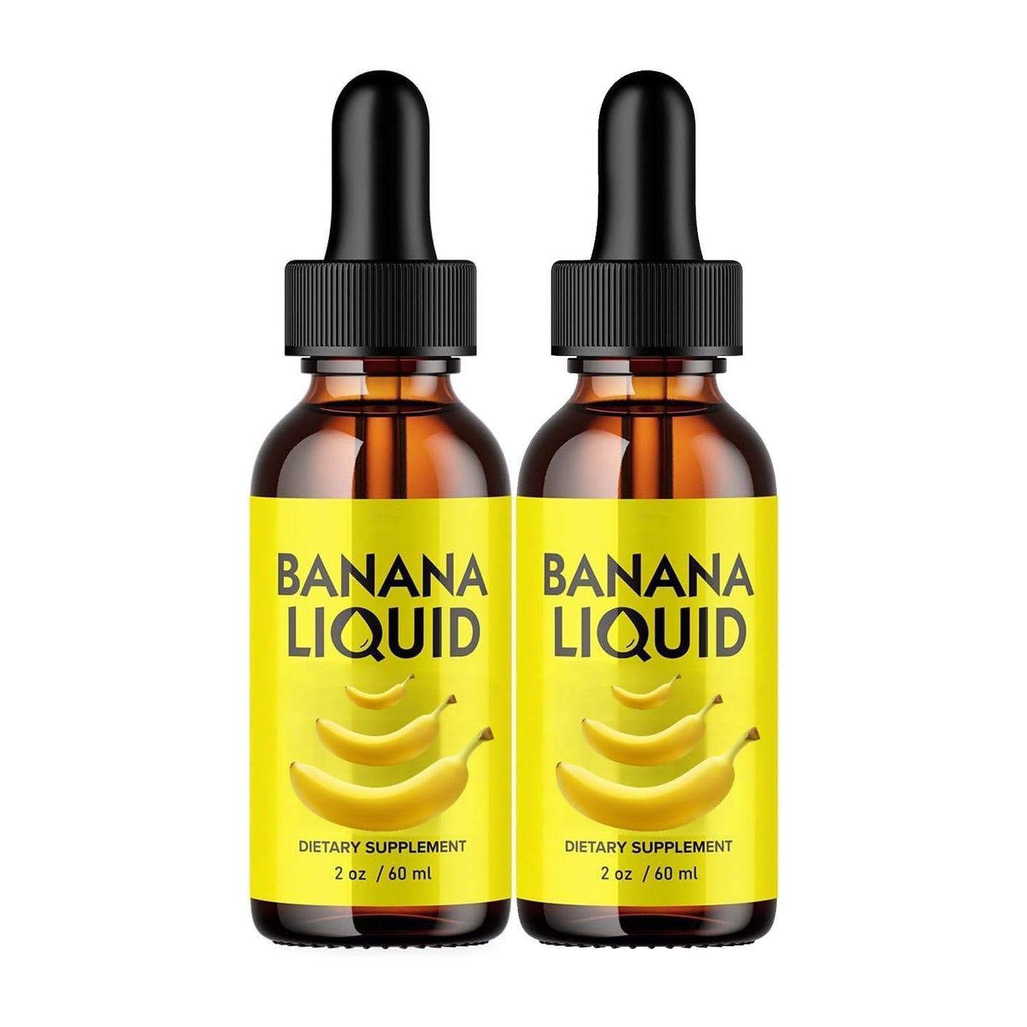 Banana Supplement Liquid Original 60ml Banana Extract Liquid for Women Gut Health 2 Pack