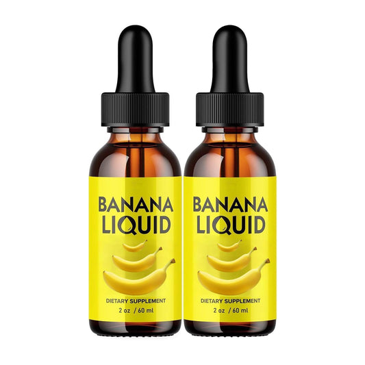 Banana Supplement Liquid Original 60ml Banana Extract Liquid for Women Gut Health 2 Pack