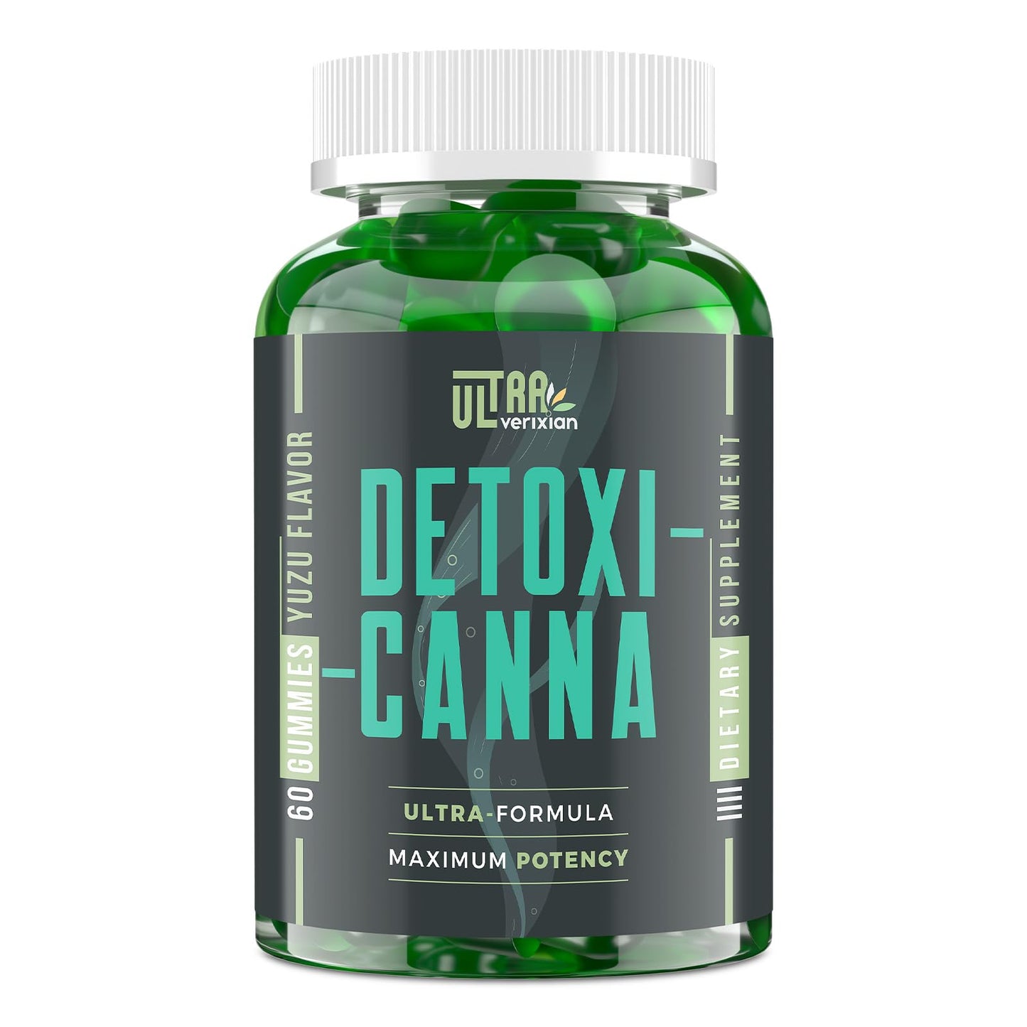 Ultraverixian Full Body Detox Cleanse, Detox Supplement with Milk Thistle for Kidney Cleanse Detox & Repair, Vegan Gummies