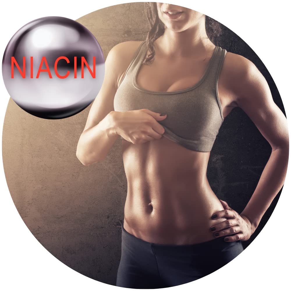 SYNC Naturals Nitric Plus- 800mg L Arginine- 400mg L Citrulline- Extra Strength Nitric Oxide Pills | 30mg Niacin - High Performance Workouts | Nitric Oxide Supplements for Men and Women| 60 Count