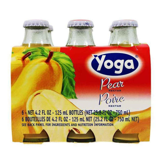Yoga Juice Pear Nectar  42 oz Bottles 6 Pack