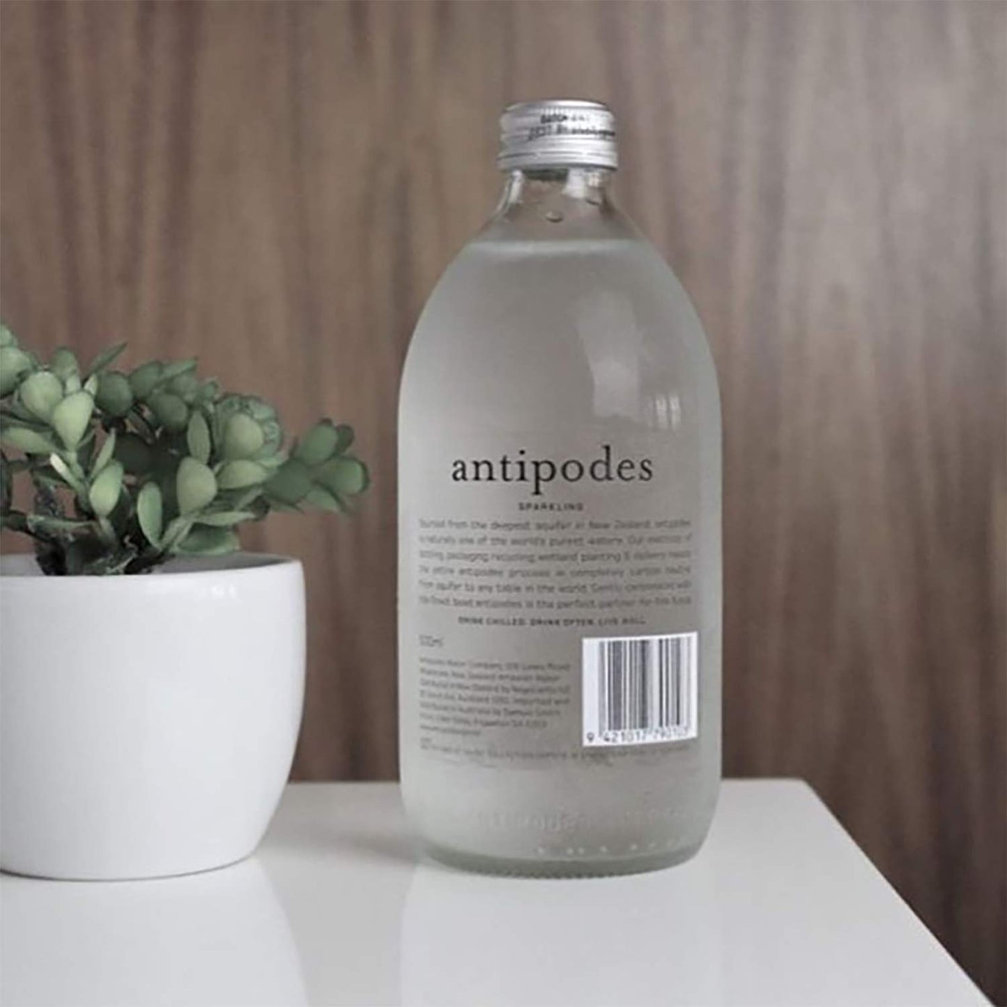 Antipodes  Sparkling Water  169 oz 500 mL 12 Glass Bottles