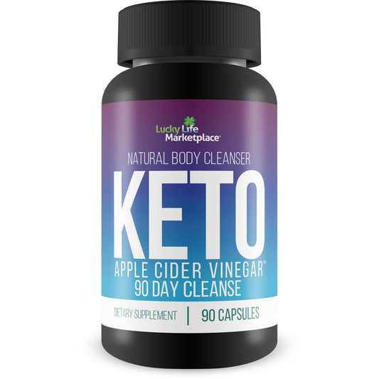 3X Keto Apple Cider Vinegar 90 Day Cleanse - Promote Health & Wellness - Flush Waste & Toxins - Cleanse & Detox Naturally - Support Digestion, Immune Function, Gut Health - Men & Women - Keto Pills