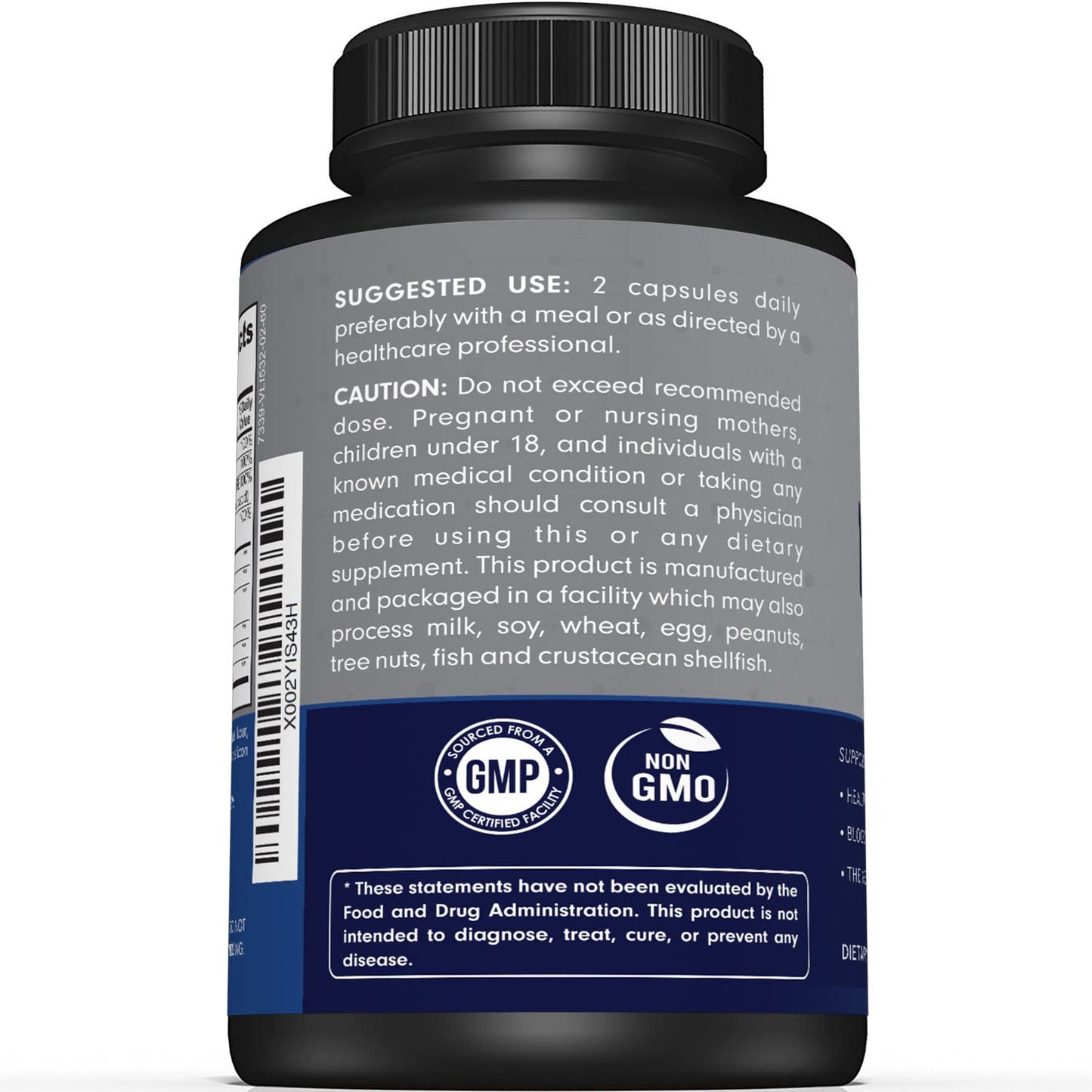 Premium Nerve Support Supplement - with Alpha Lipoic Acid (ALA) 600 mg, Acetyl-L-Carnitine (ALC) & Benfotiamine - Nerve Support Formula for Healthy Circulation, Feet, Hands & Toes - 60 Capsules