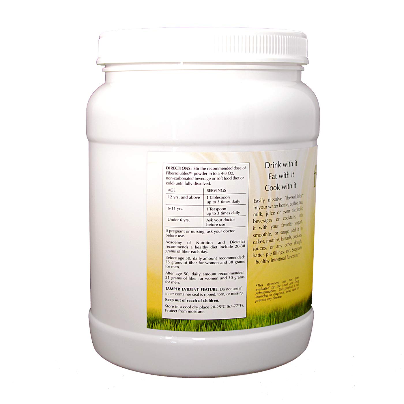 Fibersolubles Fastest Dissoving Soluble Fiber
