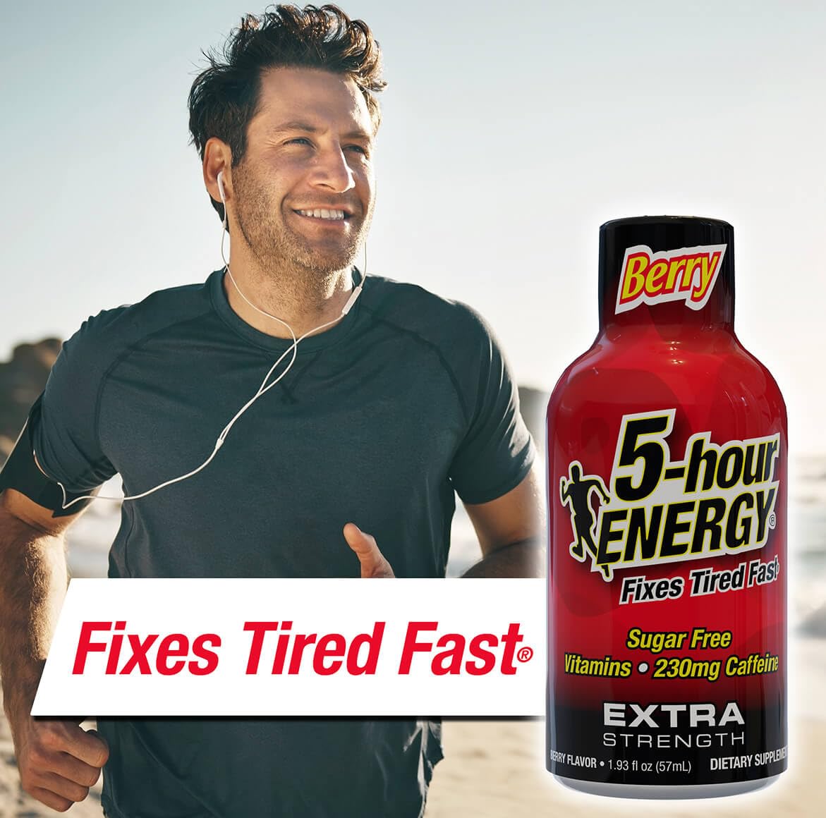 5-hour ENERGY Shots Extra Strength, Berry Flavor | 1.93 oz. 30 Count | Sugar Free, Zero Calories | Amino Acids and Essential B Vitamins | Dietary Supplement | Feel Alert and Energized