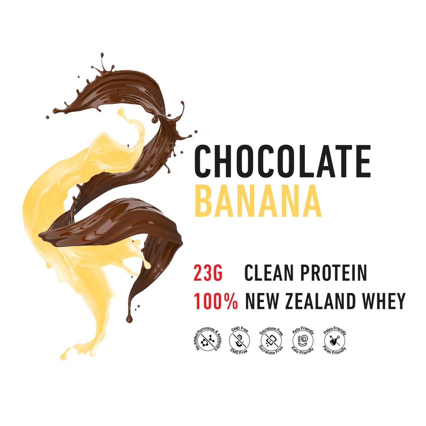 Strength Genesis Grass Fed Whey Protein Chocolate Banana Pur Zealander Grass-Fed Whey Protein