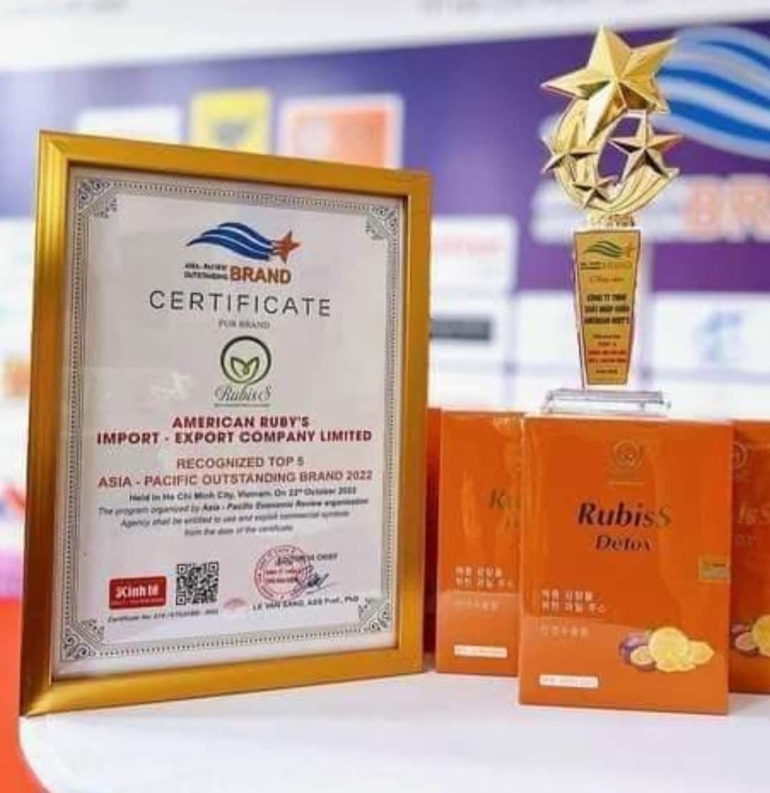 RUBISS Detox Nuoc Ep Chanh Day Dua - Fruits Juice Detox- Passionfruit, Pineapple - 12packs x 20ml / 1 Boxes