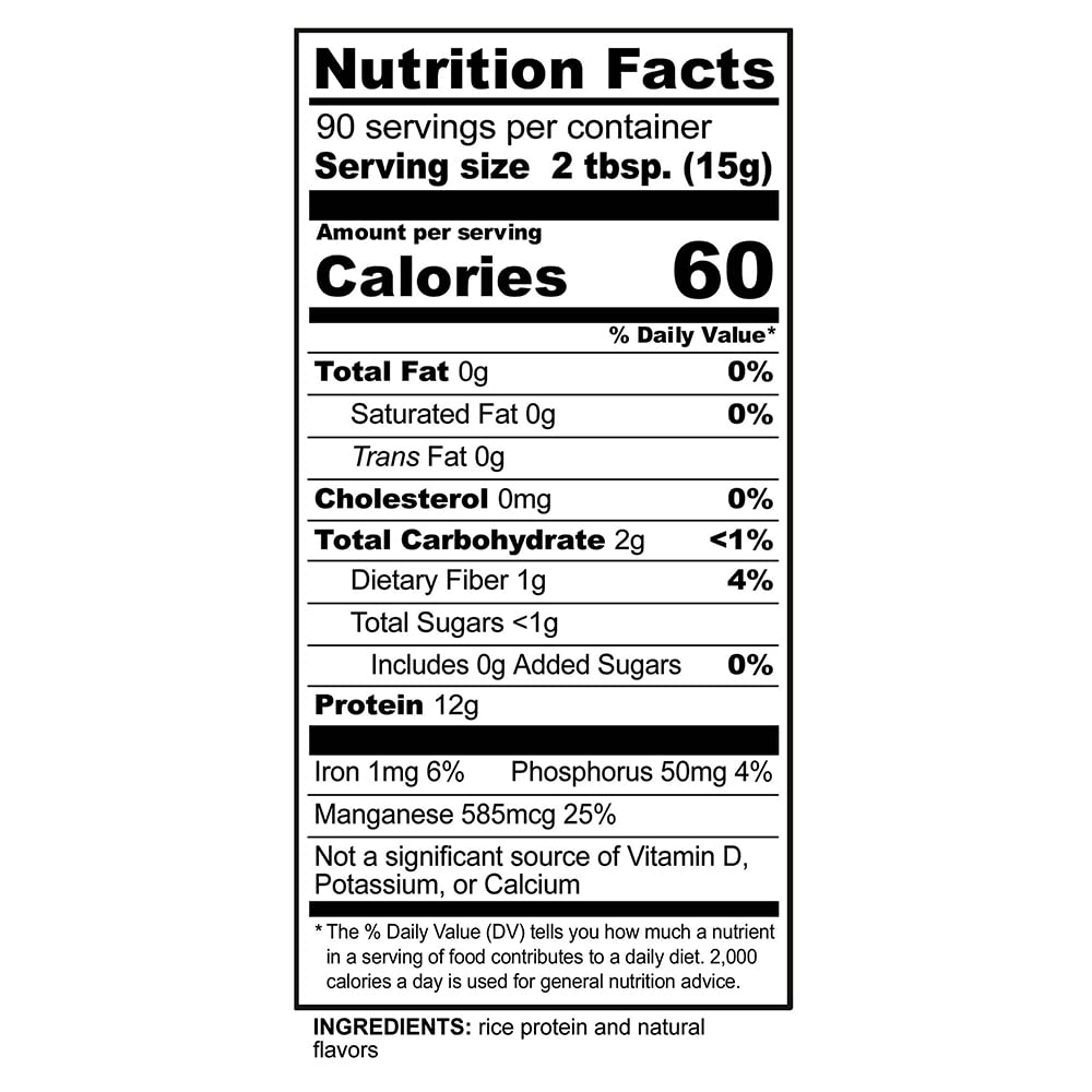 Nutribiotic Rice Protein, Vanilla, 3 Pound