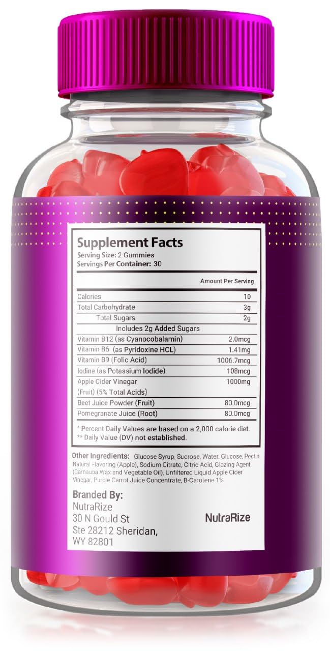 NutraRize (Pack of 2 Proton Keto+ ACV Gummies Advanced Weight Health 1000 MG, Maximum Strength Supplement, Proton Keto Gummy, Gomitas Reviews (120 Gummies)