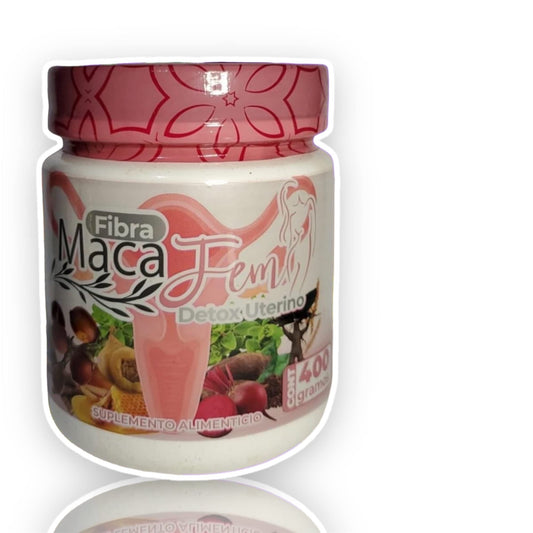 FIBRA MACAFEM Detox UTERINO 14.11oz se recomienda ampliamente en tu dieta de pérdida de peso y especialmente en Mujeres