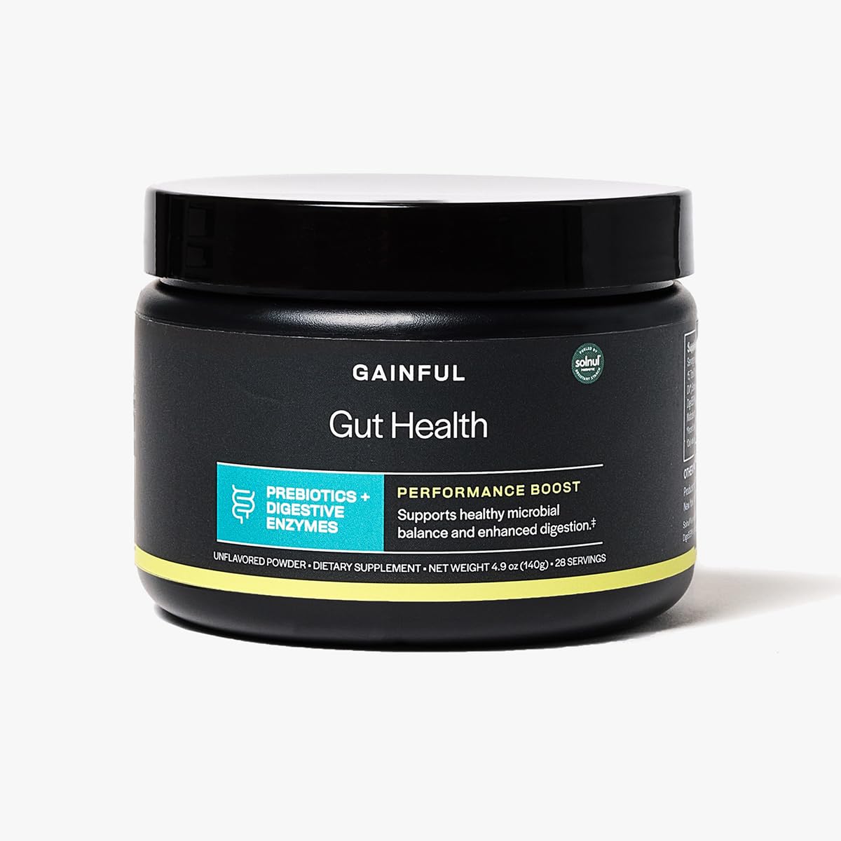 Gainful Gut Health Performance Boost Powder Drink Mix with Prebiotics and Digestive Enzymes Blend, Supports Balance, Daily Digestive Health & Gut Health Supplement, Unflavored, 28 Servings