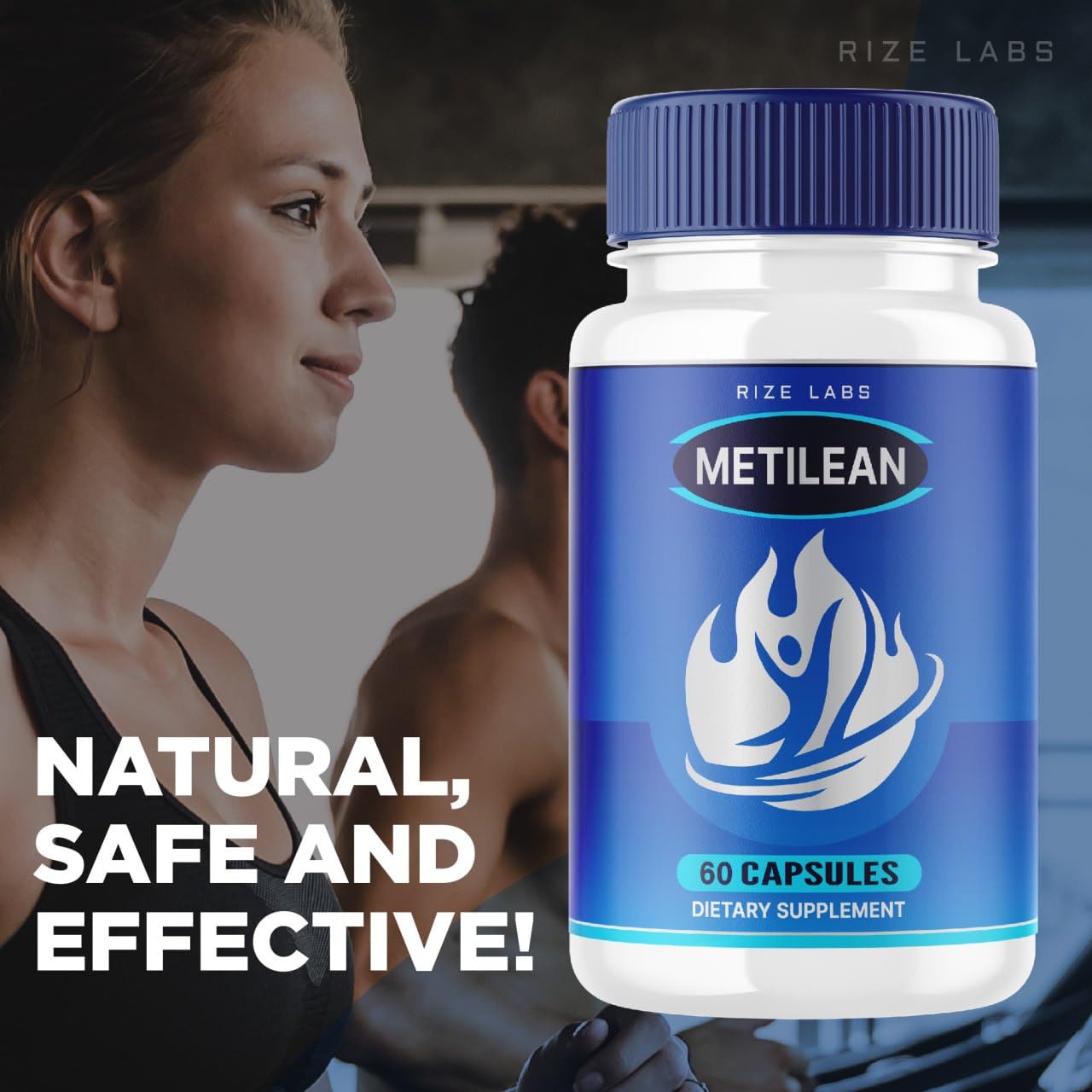 Metilean Weight Loss Supplement, Metilean Diteary Pills to Melt Stubborn Belly Fat, Metilean Advanced Formula to Lose Pounds, Metilean Pastillas Reviews (60 Capsules)
