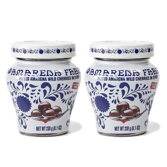 Fabbri Amarena Cherries In Syrup 81 Ounce Pack of 2