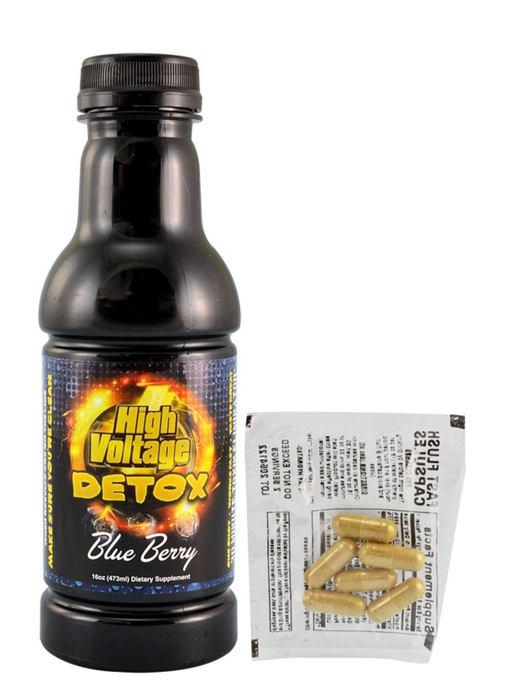 High Voltage Detox Double Flush Blue Berry