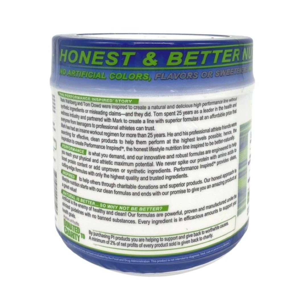 PERFORMANCE INSPIRED Nutrition BCAA Powder - 5G BCAA with Electrolytes, Taurine & Glutamine - All-Natural Recovery & Clean Formula - Tropical Mango Delight - 1.46 lb