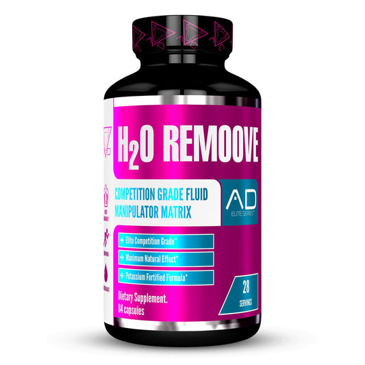 Project AD H2O Remoove Nutural Diuretice Water Management System, Contains a Potassium-Sparing Formula Designed To Promote a Drier, Leaner And More Vascular Looking Physique (28 Servings)