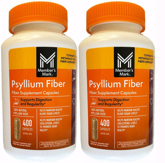 Member's Mark Fiber Capsules 2Pack (400 Count) Liquids, Toothpaste, etc. for at Least