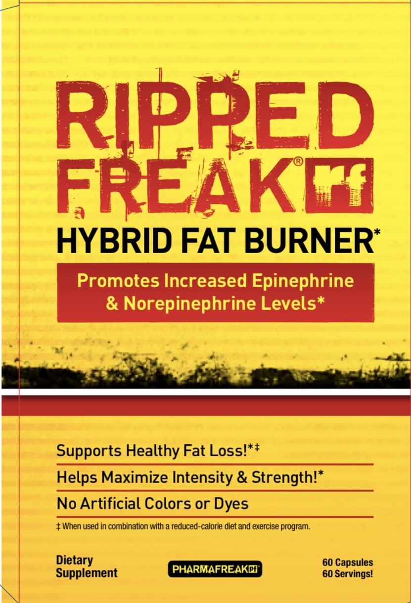 Pharmafreak Ripped Freak 60ct - USA - Hybrid Fat Burner