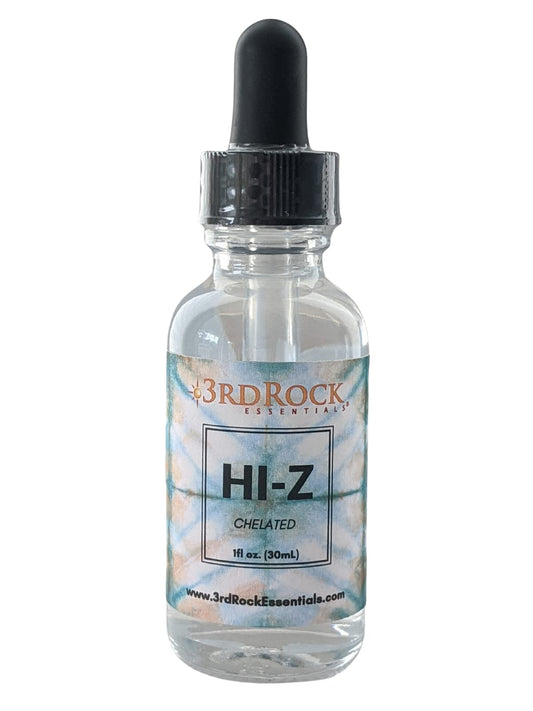 3rd Rock Essentials | HI-Z Zinc Immune Support Supplement | All Natural Liquid Zinc Supplement Dietary Supplement | All Natural Personal Care (1 fl oz | 120 Servings)