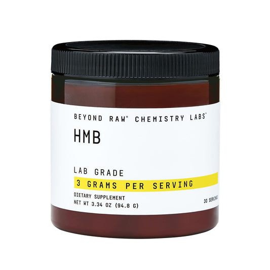 BEYOND RAW Chemistry Labs HMB Powder | Increase Performance | 30 Servings