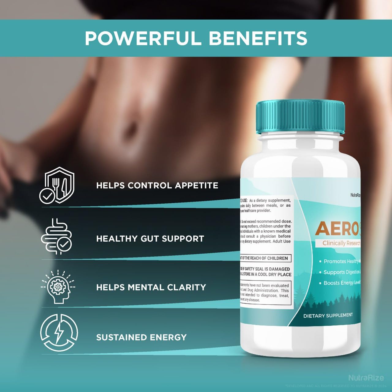 (2 Pack) AeroSlim Capsules - AeroSlim Dietary Supplement for Advanced Weight Health, Maximum Strength All-Natural Pills for Targeting Belly Fat, Weight Management Formula, Aero Slim (120 Capsules)