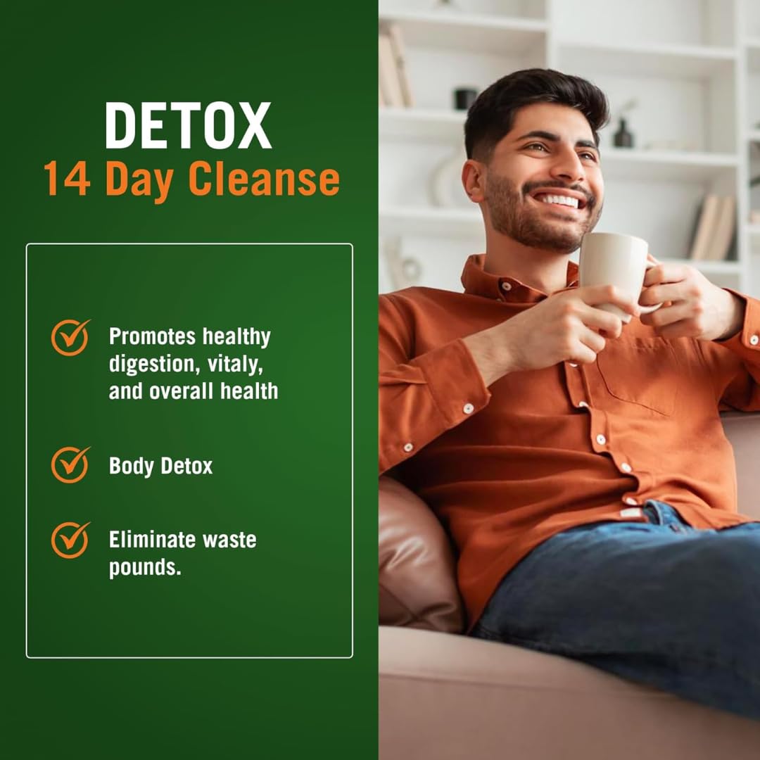 CenturySystemsBrand The Cleaner Detox, 104 Vegetarian Capsules(2 Pack), Powerful 14-Day Complete Internal Cleansing Formula for Men, Support Digestive Health, Powerful, Comfortable