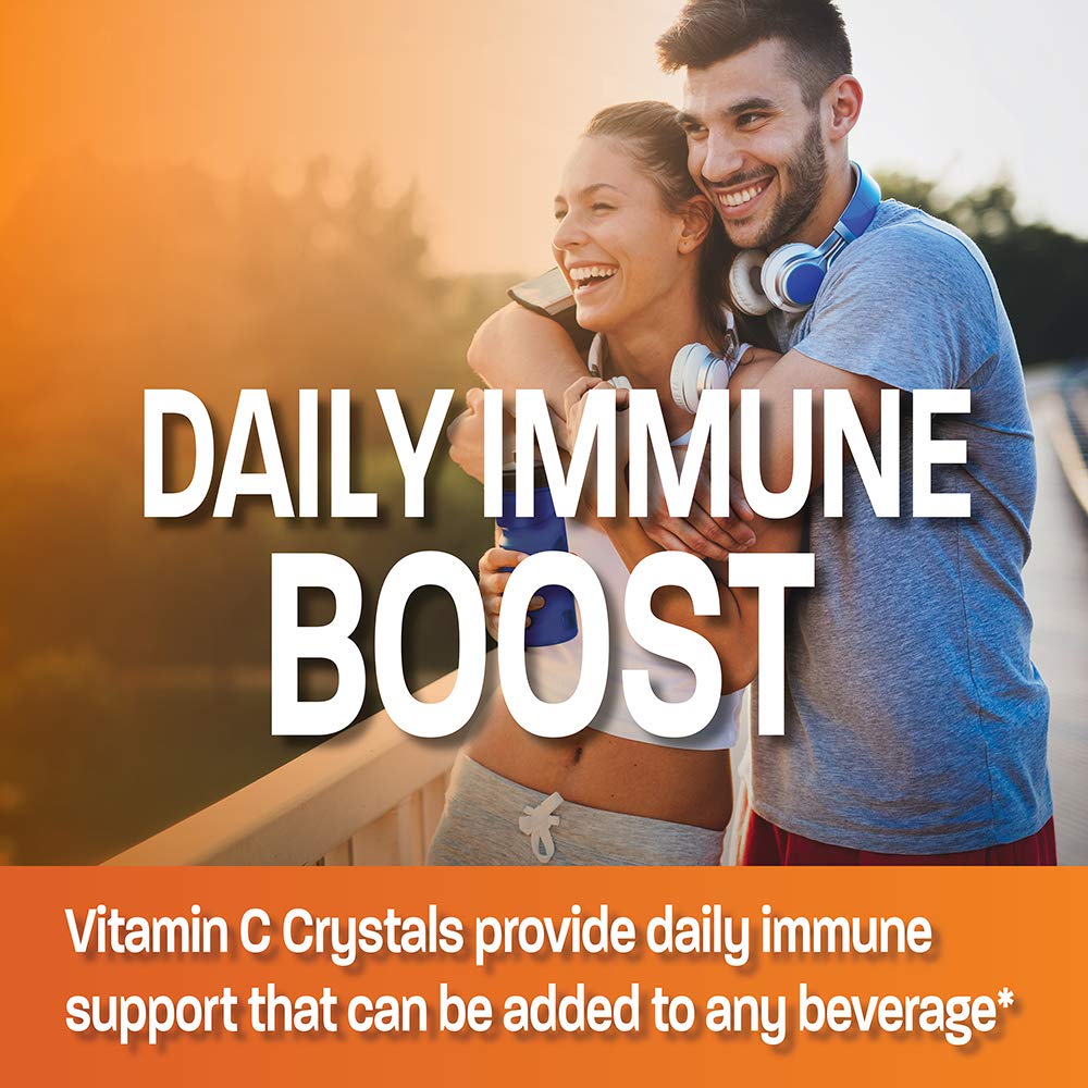 Vitamin C Powder Pure Ascorbic Acid Soluble Fine Non GMO Crystals - Promotes Healthy Immune System and Cell Protection - Powerful Antioxidant - 1 Pound (16 Ounces)