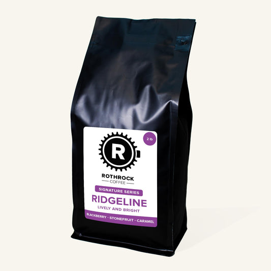 Rothrock Coffee  Ridge line  Medium Roast  Whole Bean coffee  2 lb Bag