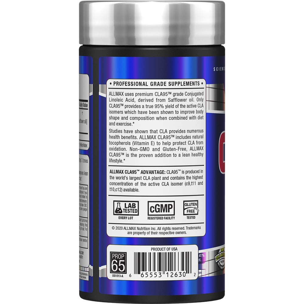 Allmax Nutrition - CLA (95% conjugated linoleic Acid) - 90 Softgels