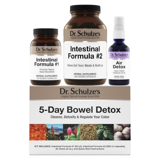 Dr. Schulze's | 5-Day Bowel Detox | Herbal Colon Cleanse | May Improve Digestion | Promotes Healthy Movements | Packaging May Vary
