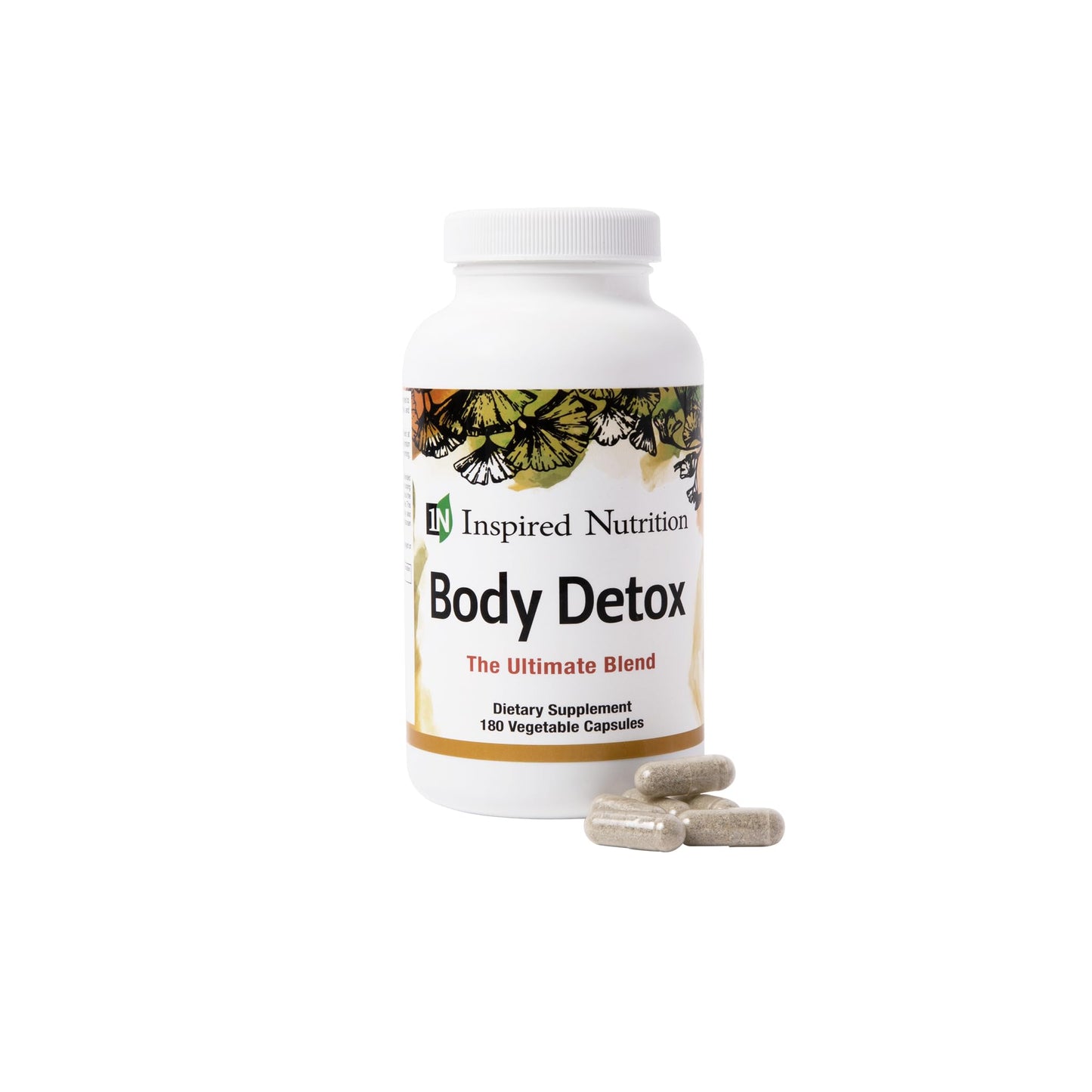 Inspired Nutrition Body Detox - Detox and Liver Support - 180 Capsules