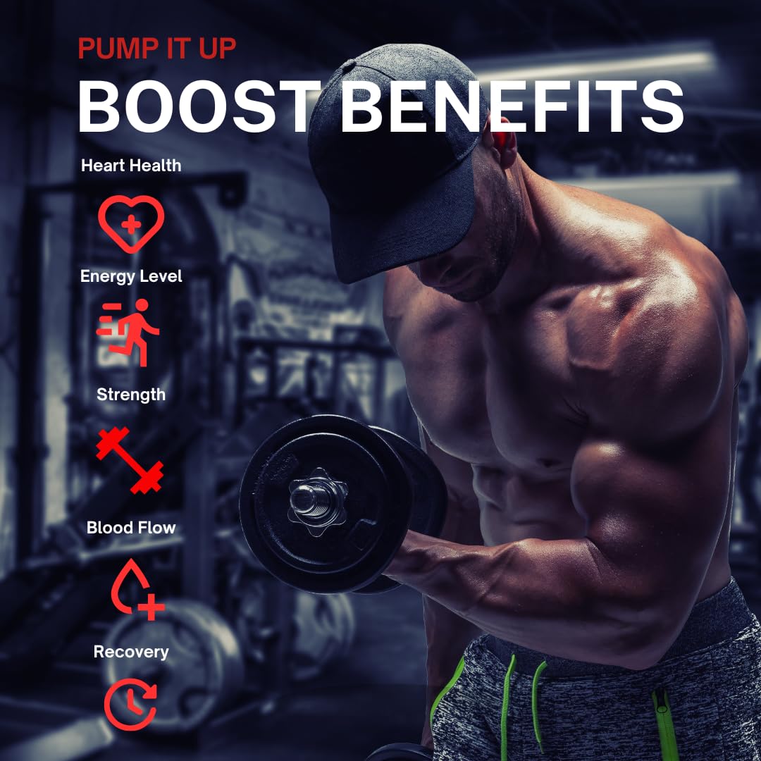 Smash Boost N.O. Nitric Oxide Supplement for Men w/Arginine for Muscle Pumps & Vascularity - Pre Workout Nitric Oxide Booster & Muscle Bulder - 30 Servings **USA Made**