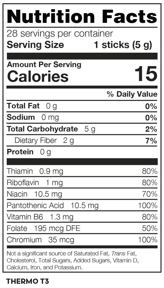 Usoway Fuxion Thermo T3-Health Products (28 Sticks, Thermo T3), 1 Pound (Pack of 1)