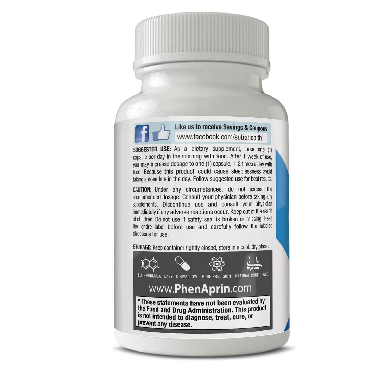 PhenAprin XR Maximum Strength Appetite Suppressant & Hunger Control | Advanced Weight Loss Diet Pills for Women & Men | Extended Release Glucomannan Fiber Complex
