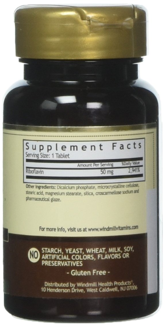 VIT B-2 TABS 50 MG WMILL 100