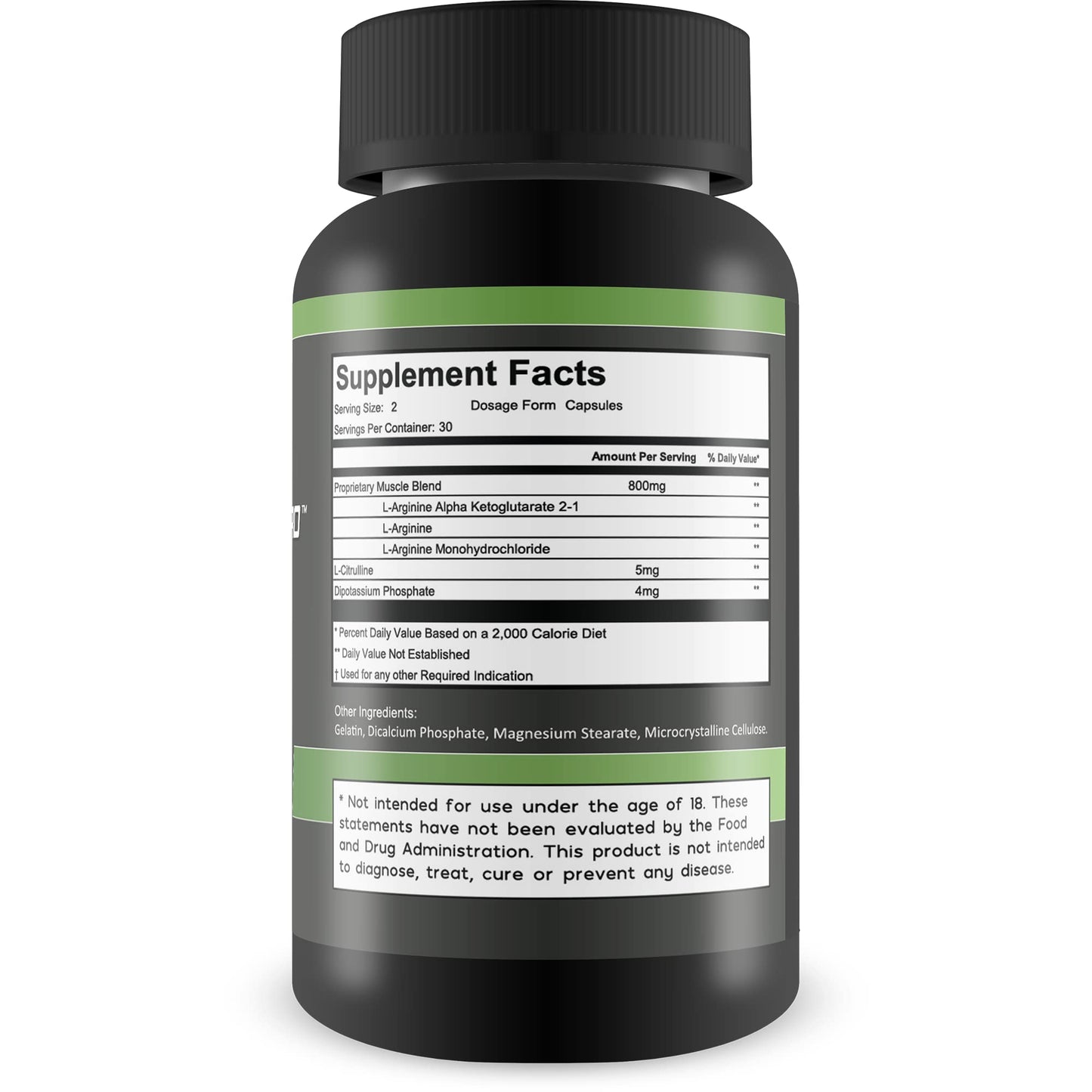 Surge Max Pro - Muscle Growth Formula - Enhance Power, Strength, Stamina, & Energy - Explosive Muscle Pump - Big Gains - Aid Oxygen & Nutrient Delivery to Muscles - L-Arginine - Build Muscle Mass