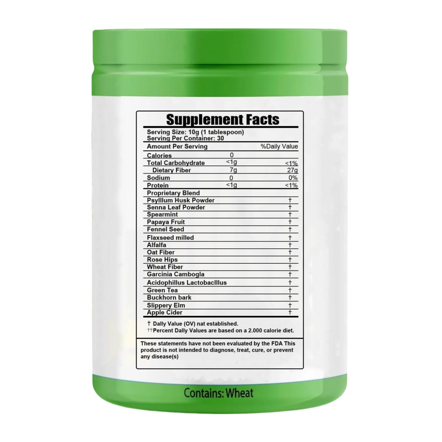 Supreme Detox Supplement Healthcare Natural Fiber Powder, Pineapple Flavor,Natural Ingredient (2pcs)