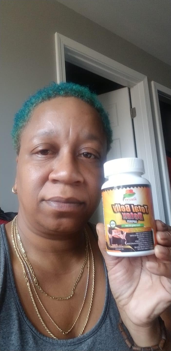 THE HEALTHY HAND Colon Cleanser Total Belly Detox Capsules - Gut Health Support 30 Days Program