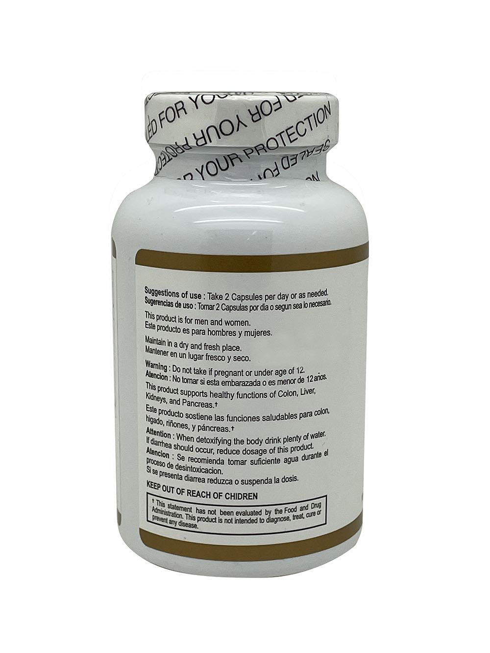 Amazing Natural Mega Clean Detox 600 mg 100 VegiCaps Dietary Supplements