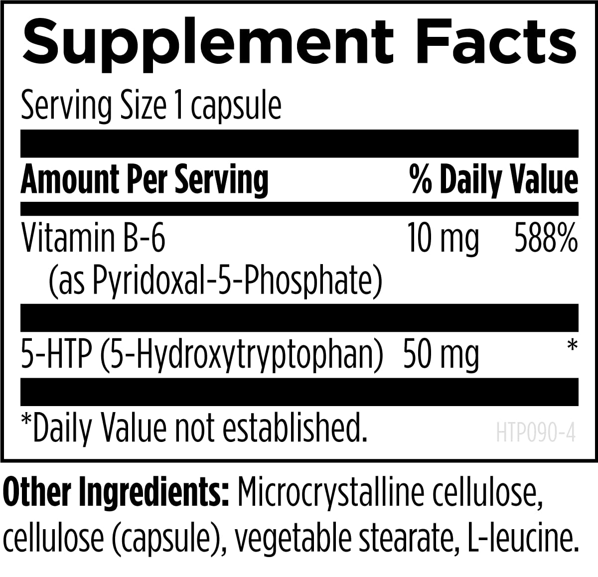 Designs for Health 5-HTP 50mg with Vitamin B6 (P-5-P) - 5-HTP Synergy 50 mg Supplement - Serotonin Precursors to Help Support Healthy Mood + Appetite (90 Capsules)